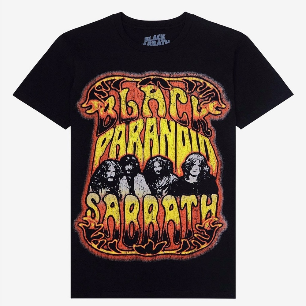 🆕 NWT Black Sabbath Paranoid T-shirt size Medium 🎸 Hot Topic